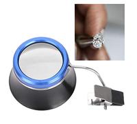 Jewelry Magnifier Magnifying Glass,Portable Clip-on Eyeglass Magnifier Magnifying Glass Watchmaker Jewelry Watch Repair Tool(20X)