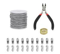 Jewelry Making Crafting Supplies Daily Use with Pliers Clasps and Jump Rings Accessory for Necklaces Bracelets Earrings Necklace Creation Set