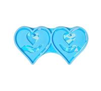 Jewelry Making Molds Epoxy Resin Heart Shaped Necklace Pendant Mold Great for Necklace Earring Molds