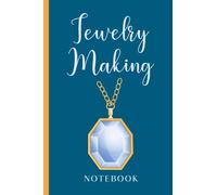 Jewelry Making Notebook: Jewelry Making Journal for Documenting Process and Estimating Material and Labor Cost - Necklace Pendant Cover Design