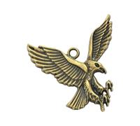 Jewelry Making Pendant Charm, Animal Theme Zinc Alloy Antique Gold Tone Finding with Top Loop for Necklace Accent Use Pendant Finding Jewelry Component Alloy Charm Top Loop Necklace Making Bag Part