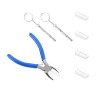 Jewelry Making Pliers Tool Nylon Flat Tip Tool for Jewelry Making Soft Tip for Beading Shaping Wire Portable Jewelry Craft