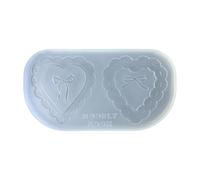 Jewelry Making Silicone Mold Easy Release Epoxy Resin for Keychains Ornaments Lace Heart Bowknot Pendants Creative Jewelry Workshop