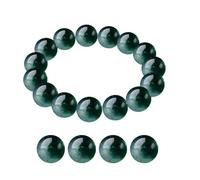 Jewelry Making Stone Beads, Green Beads 10mm Chalcedony | Crystal Beads, Jewelry Making Supplies for Young People, Elderly, Thanksgiving, Friends, Family