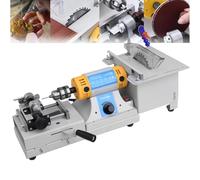 Jewelry Making Tools Set - Precision Table Saw, Bench Lathe, Gemstone Polisher for Grinding, Polishing, Drilling - Ideal for Crafting and Repair