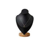 Jewelry Mannequin Bust 1PC Necklace Display Frame Portrait Model Neck Pendant Jewelry Frame, Neck Model Display Frame Jewelry Necklace(Black,L)