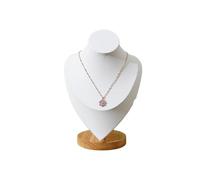 Jewelry Mannequin Bust 1PC Necklace Display Frame Portrait Model Neck Pendant Jewelry Frame, Neck Model Display Frame Jewelry Necklace(WHITE,L)