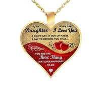 Jewelry MY STILL Gift TO Necklace YOU Heart My Mind Day Memorial TALKS MIND Necklaces Pendants Bulky (F, One Size)