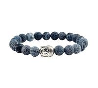 jewelry Natural Volcanic Stone Bracelets Buddha Head Beaded Bracelet Men Women Weathering Bangles Couple Distance for girls
