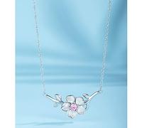 Jewelry/Necklaces Cherry Blossom Necklace Wild Japan and South Korea Clavicle Chain Female Jewelry 925 Women's Pendants