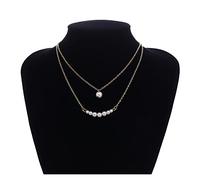 jewelry/necklaces layered short pearl choker necklace for women white beads wedding jewelry collar gifts women's pendants
