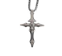Jewelry New 2025 Retro Fashion Bones Of Life And Death Cross Pendant Necklace For Men And Women Hip Hop Skull Jewelry With For You Accessories Trendy Creative thing thing