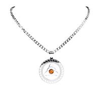 Jewelry New 2025 Triskele Celtic Knot Necklace Tiger Eye Natural Stone Stainless Steel Trinity Necklaces Jewelry Nudo De Bruja With For You Accessories Trendy Creative thing thing