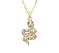 Jewelry New 2025 Vintage Color Horseshoe Snake All-Seeing Eye Providence Charms Necklace For Women Choker Pendant With For You Accessories Trendy Creative thing thing