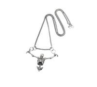 Jewelry New 2025 Vintage Gothic Death Skull Pendant For Men's Personalized Halloween Motorcycle Punk Necklace Trendy With For You Accessories Trendy Creative thing thing