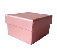 Jewelry Paper Gift Boxes Bow Ring Square Boxes Perfect for Gift Presentation for Toiletries Chocolates Cakes Biscuits Ceramics Sweets etc 1 pcs 65 * 65 * 40mm Pink