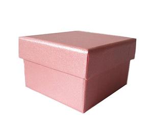 Jewelry Paper Gift Boxes Bow Ring Square Boxes Perfect for Gift Presentation for Toiletries Chocolates Cakes Biscuits Ceramics Sweets etc 1 pcs 65 * 65 * 40mm Pink