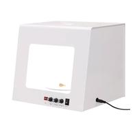 Jewelry Photography Box with Electric Turntable, 30W Studio Light, Adjustable Speed 3000-5500K, Four-Light Setup for Jewelry and Small Items