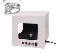 Jewelry Photography Light Box - Dimmable with 4 LED Lights, Top Opening, Reflective Layer for Optimal Lighting in Jewelry Studios and E-commerce