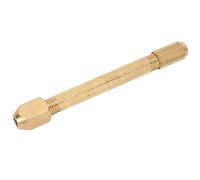 Jewelry Pin Vise,Double End Pin Vise,Precision Round Brass Double End Pin Vises 0-3 Mm Capacity Jewelry Watch Tool & Wood Working 3.6" Inches Long