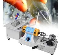 Jewelry Polisher, Bench Lathe Cutting Machine, Gemstone Buffer Machine for Polishing Jewelry, Jade, Gemstones, and Precious Metals, Ideal for Professional and DIY Use