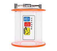 Jewelry Polisher Bucket, Rotary Rock Tumbler Kit Automatic 0-60 Min Rotation Timer Rolling Drum Rotary Polisher for Polishing Machine Accessories