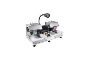 Jewelry Polisher, Cabbing Machine 6" 2 1800rpm Efficient Lapidary Rock Grinder, Polisher with Lamp & Water Pump for Jade Stone