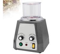 Jewelry Polisher Finishing Machine, 110mm Mini Magnetic Tumbler, Capacity 400g, Speed 2000 RPM, with Timing Function, for Deburring, Chamfering