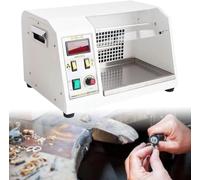 Jewelry Polisher & Grinder Machine with Dust Collector & Lamp, Multi-Function Cloth Wheel Polishing for Grinding, Polishing