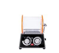 Jewelry Polisher Rotary 3kg Drum for Gems Coins Metals Finishing, Mini DIY Polishing Machine for Effective Cleaning and Shine