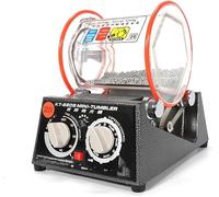 Jewelry Polisher, Tumbler Mini Rotary Surface Polisher, 110/220V 3Kg 6.6 Lbs Capacity, 5 Gears Adjustable for Studio and Small Jewelry Projects(with Polishing Beads)