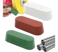 Jewelry Polishing Compound - 3 Piece Metal, Cleaning Wax Chrome Rust Removal Paste Aluminum Polish, Multi Purpose Restoration Versatile Use with Gentle Finish | Silverware Car Jewelry Faucet