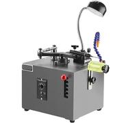 Jewelry Polishing Machine, 450RPM Desktop Buffing Tool with 30W LED Light, 5 Pressure Adjustable, Flexible Water Hose & Pump for Gold Silver Handicrafts