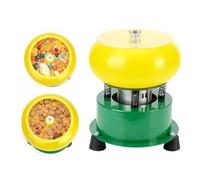 Jewelry Polishing Machine, Electric Vibrating Tumbler with Clear Acrylic Top, Easy Operation for Metal Parts and Gemstones, Efficient Polishing, Time-Saving