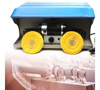 Jewelry Polishing Machine,Freestanding Benchtop Power Polisher with 0-8000 RPM Speed, Dust Collector and Light for Rock Grinding and Jewelry Finishing