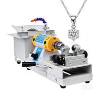 Jewelry Polishing Machine, G-em Faceting and Polishing Machine, 750w Adjustable Speed Lapidary Equipment & Bench Polisher, Professional G-em Cutting Saw with Flexible Shaft for DIY