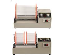 Jewelry Polishing Machine Gemstone Polishing Kit Barrel Polishing Machine Derusting Equipment for Gold and Silver Jewelry 110V/220V for Gems, Jade, Stone Polishing ( Color : Double Barrel , Size : 110