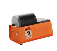 Jewelry Polishing Machine Rubber Tumbler Drum Grinder for Gold Silver Metal Gemstone Precision Finishing Household(Oranje)