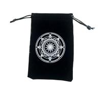 Jewelry Pouch Drawstring - Flannel Tarot Deck Holder | Tarot Card Storage | Tarot Card Drawstring Pouch | Tarot Bags and Pouches | Tarot Storage Card Crystal for Kids Adults Tarot Enthusiasts