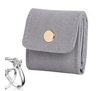Jewelry Pouch for Traveling - Lightweight Portable Foldable Case, Secure Buckle Pouch | Slim Storage Bag with Compartments for Rings Bracelets Earrings, Gift Idea for Grandma Business Trips Tour