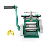 Jewelry Press Tabletting Tool, Jewelry Rolling Mill Machine, Manual Combination Rolling Mill, Round Diameter 58mm, Excellent Anti Deformation and Sturdy, for Craftspeople, Jewelry Studio