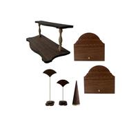 Jewelry rack Multi-style Wooden Metal Jewelry Display Stand Set