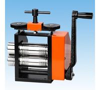 Jewelry Rolling Mill Hand Crank Multi-function,Manual Jewelry Rolling Mill Machine,Roll Gold Silver Brass Copper into Sheet Square Half-Round Round Wires