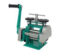 Jewelry Rolling Mill Machine 3-in-1 Manual Combination Rolling Mill Machine 4.7 in Roller Transforming into Thin Sheets, Square Wires, and Semicircle