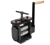 Jewelry Rolling Mill Machine, Manual Adjustable Gear Mini Milling Machine Jewelry Making Tool Processing Equipment with Different Types Rollers, Labor Saving Handles for Jewelers and Crafts People