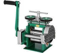 Jewelry Rolling Mill - Manual Combination Rolling Mill with Ergonomic Handle for Adjustable Tableting Thickness, Ideal for Jewelers and Craftspeople - Metal Sheet Flat Pressing