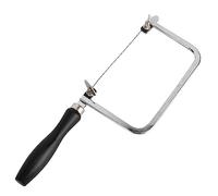 Jewelry Saw Bow, Portable Saw Frame Adjustable with 12 Blades Wire Carved Black U Shaped Handle Tool for Jewelry Processing