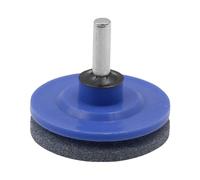 Jewelry Saw Round Mower Blunt Sharpener Upgrade Mower Sharpener Garden Tool Universal for Any Hand Drill Carbide Burr 1/4 Shank (Blue, 5. 5X5. 5X6cm)