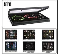 Militaria Collector's Showcase Black Edition Foam Insert Safe 5678 400x300x55mm