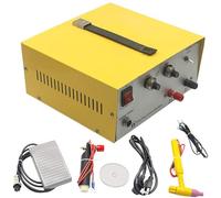 Jewelry Spot Welder, Portable Pulse Arc Welding Machine with Foot Pedal, Adjustable Kit for Gold, Silver, Platinum, and Palladium